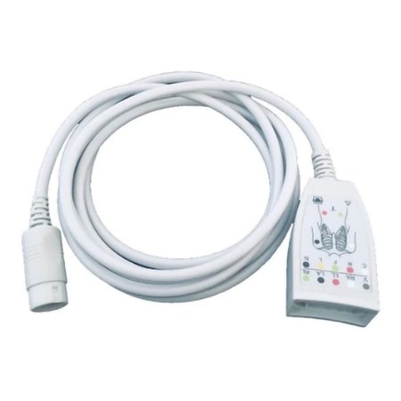 ECG Trunk Cable Philips 9 Foot 10 Lead For use wtih ECG Machine M1602A, M1644A, M1968A and M1976A