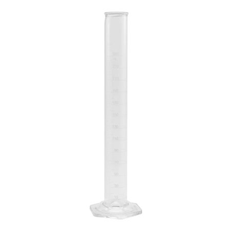 Graduated Cylinder Hexagonal Base Glass 250 mL