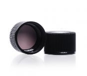 Kimble® Vial Closure Phenolic / PTFE Liner Screw Cap Black For 24-400 Threaded Vials NonSterile