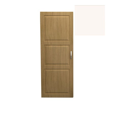 Dressing Nook Synthesis® Frost White 7 D X 24 W X 63 H Inch Without Drawers 1 Shelf Without Lock