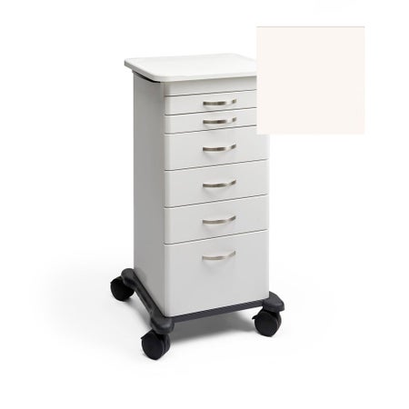 Procedure Cart Synthesis® Powder Coated Steel Frame Frost White