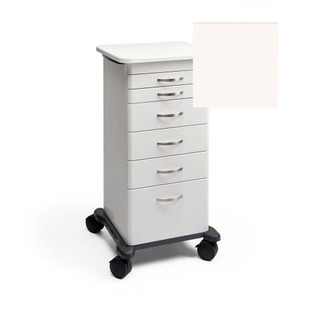 Procedure Cart Synthesis® Powder Coated Steel Frame Frost White