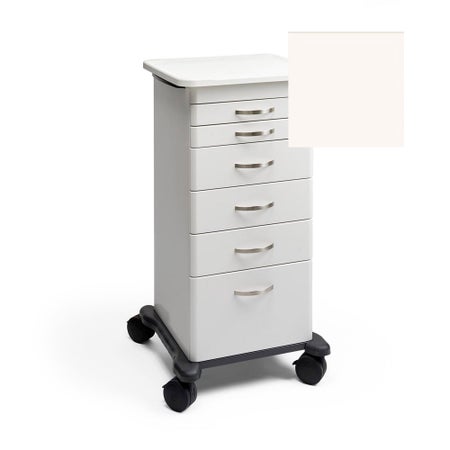 Procedure Cart Synthesis® Powder Coated Steel Frame Frost White