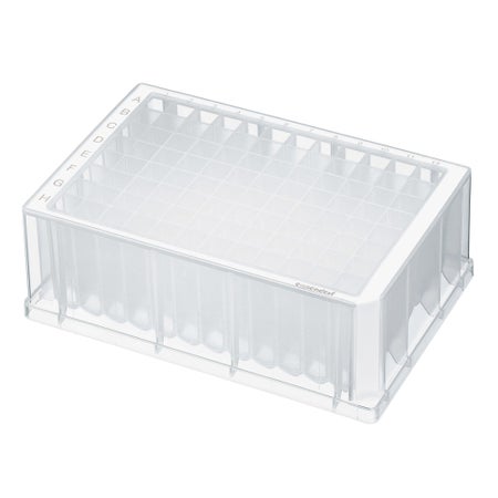 96-Well Microplate Protein LoBind® Deep Well 2,000 µL White Frame / Clear Wells NonSterile