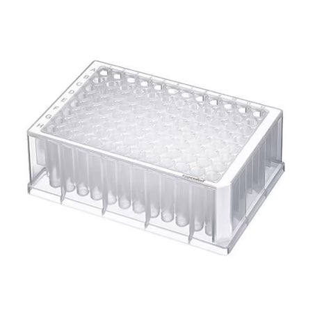 96-Well Microplate Eppendorf® Deep Well 1,000 µL White Frame / Clear Wells NonSterile