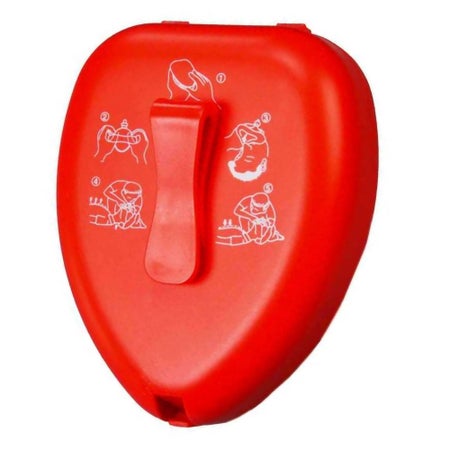 CPR Face Mask WNL 4-1/4 X 4-1/4 X 2 Inch Single Patient Use