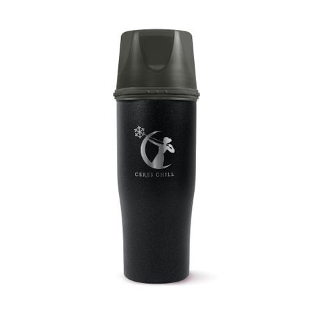 Mini Breast Milk Chiller Container Ceres Chill Demigoddess 16 oz. Stainless Steel Starry Night Shimmering Black