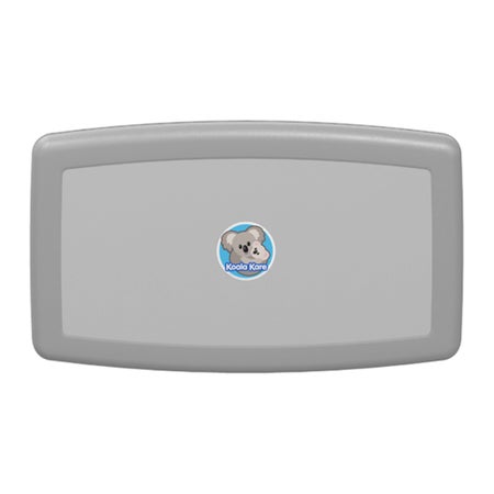 Baby Changing Station Koala Kare® Stainless Steel Gray Horizontal Wall Mount