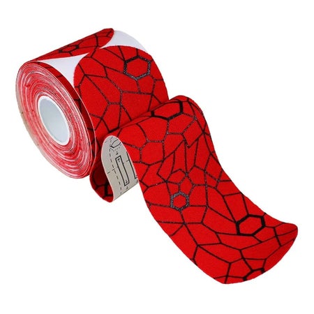 Kinesiology Tape Theraband™ Red / Black 2 Inch X 16.4 Foot Cotton / Spandex NonSterile