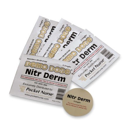Clinical Training Medication Demo Dose® Nitr Derm Patch 0.3 mg / hr