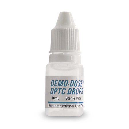 Clinical Training Medication Demo Dose® Optc Drops Liquid Bottle 10 mL