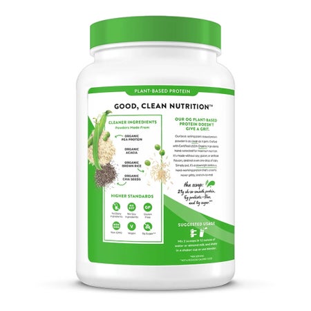 Oral Supplement Orgain® Organic Protein™ Vanilla Bean Flavor Powder 2.3 lbs. Canister