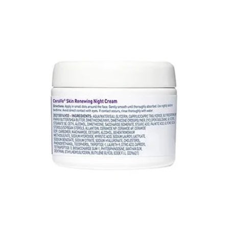 Facial Moisturizer CeraVe® Skin Renewing Night Cream 1.7 oz. Jar Unscented Cream