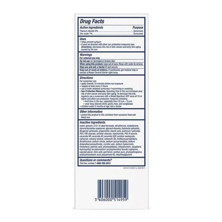 Sunscreen CeraVe® Hydrating Mineral Sunscreen Face SPF 50 Lotion 2.5 oz. Tube