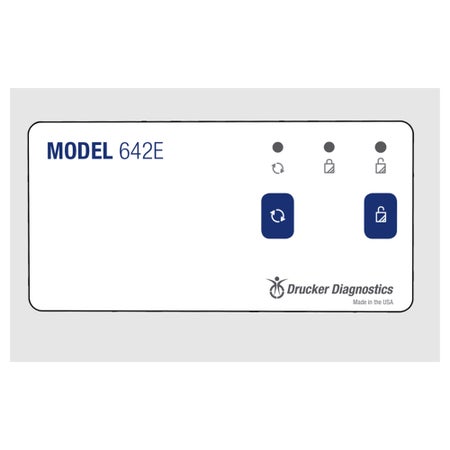 Front Panel Label For Drucker Model 642E Centrifuge