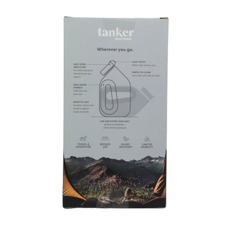 Male Urinal Tanker 44 oz. With Closure Single Patient Use