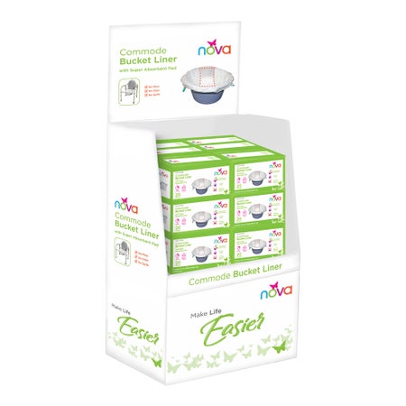 Nova Commode Liner Display For Commode Liner
