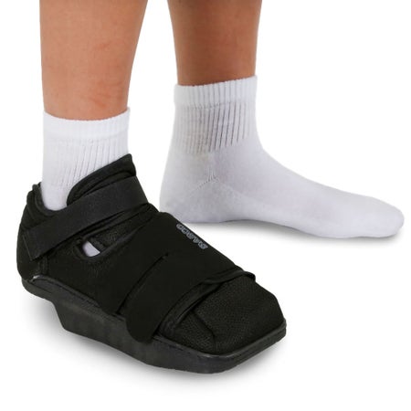 Pressure Relief Shoe Darco® Heelwedge™ Small Unisex Adult Black