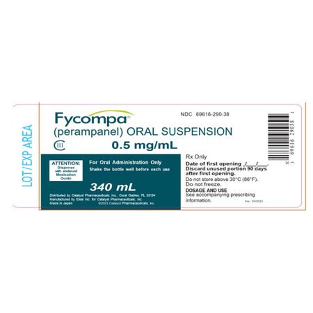 FYCOMPA® Perampanel 0.5 mg / mL Suspension 340 mL