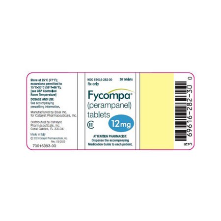 FYCOMPA® Perampanel 12 mg Tablet 30 Tablets