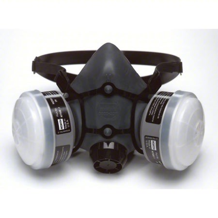 Honeywell™ North™ Reusable Respirator Industrial N95 Half Face Elastic Strap Large Black