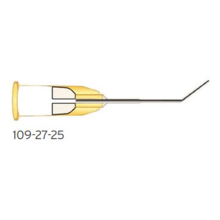 Viscoelastic Cannula Eagle Labs® FLOvisc 20 Gauge Stepped Down to 25 Gaugue 1 Inch Length Angled Tip