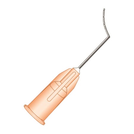 Lasik Irrigating Cannula Eagle Labs® 25 Gauge 1 Inch Length Angled Tip with 6 Ports