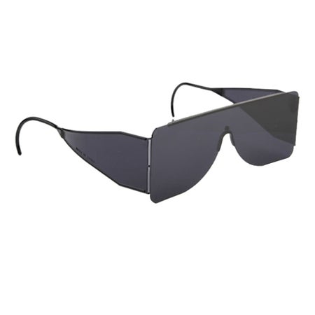 Post Mydriatic Glasses Solarettes® Over Ear Uncoated Smoke Tint Plastic Lens Black Frame Over Ear One Size Fits Most
