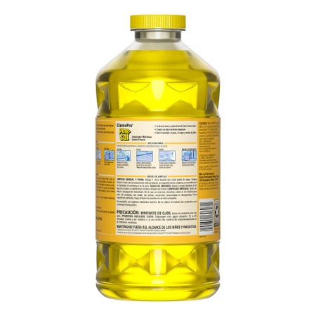Surface Disinfectant Cleaner Pine-Sol® Manual Pour Liquid 80 oz. Bottle Lemon Scent NonSterile