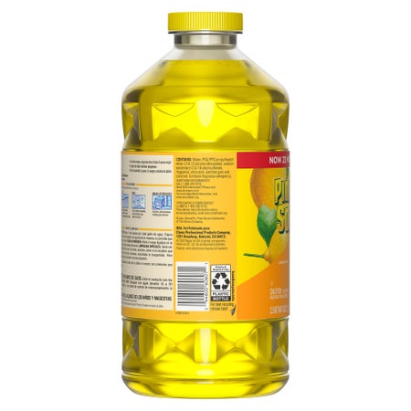 Surface Disinfectant Cleaner Pine-Sol® Manual Pour Liquid 80 oz. Bottle Lemon Scent NonSterile