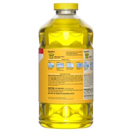 Surface Disinfectant Cleaner Pine-Sol® Manual Pour Liquid 80 oz. Bottle Lemon Scent NonSterile