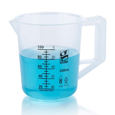 Laboratory Beaker Diamond® Essentials™ Griffin Low-Form Polypropylene 100 mL