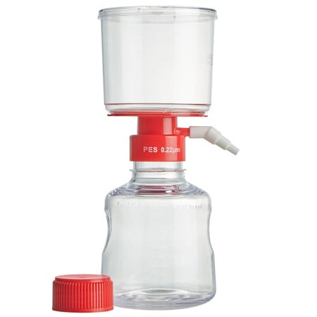 Diamond® PureFlow™ Vacuum Filter System 500 mL, 0.22 µm Porosity, Sterile For Diamond PureFlow Solution Bottles or other Laboratory Media Bottles with GL45 Threads