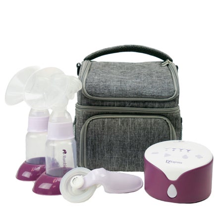 Double Electric Breast Pump with Carry Tote Rumble Tuff® EZ Express
