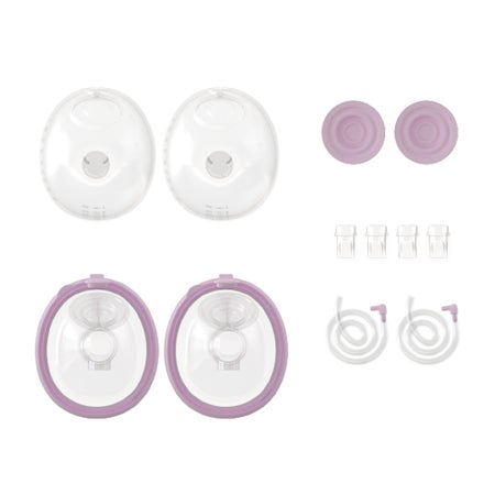 Double Electric Breast Pump with Go Cups Hands-Free Collection Cups Rumble Tuff® EZ Express-C
