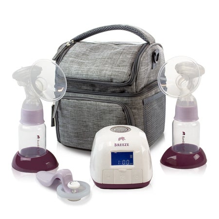 Double Electric Breast Pump with Carry Tote Rumble Tuff® Breeze