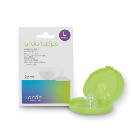 Nipple Shield Ardo Tulips 24 mm / Large Silicone Reusable