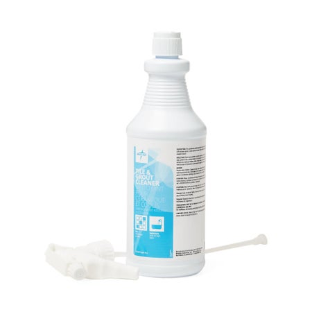 Surface Cleaner Medline Tile and Grout Trigger Spray Liquid 32 oz. Bottle Fresh Clean Scent NonSterile