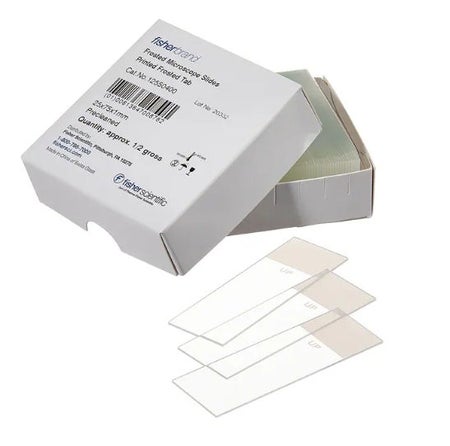 Microscope Slide Fisherbrand™ 25 X 75 X 1 mm Frosted End