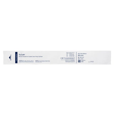Foley Catheter TruCath® 2-Way Standard Tip 30 mL Balloon 20 Fr. Silicone Elastomer Coated Latex