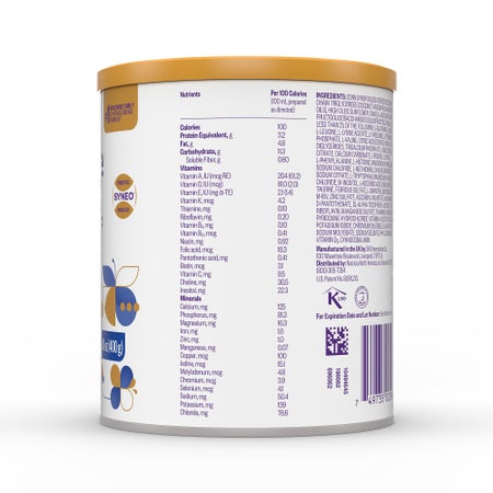 Pediatric Oral Supplement Neocate® Syneo® Junior Unflavored 14.1 oz. Can Powder Food Allergies