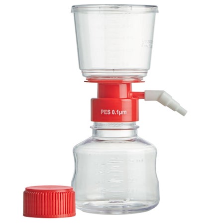 Diamond® PureFlow™ Vacuum Filter System 250 mL, 0.10 µm Porosity, Sterile For Diamond PureFlow Solution Bottles or other Laboratory Media Bottles with GL45 Threads