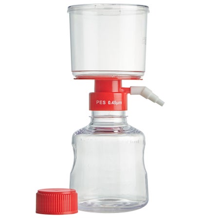 Diamond® PureFlow™ Vacuum Filter System 500 mL, 0.45 µm Porosity, Sterile For Diamond PureFlow Solution Bottles or other Laboratory Media Bottles with GL45 Threads