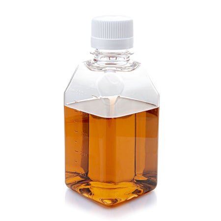 Media Bottle Diamond® RealSeal™ Square PETG / HDPE 500 mL