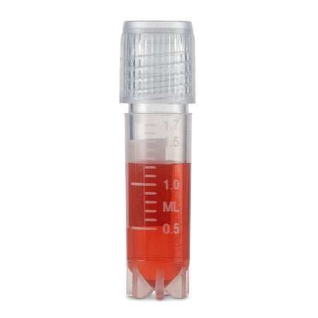 Cryogenic Vial Diamond® Essentials™ Polypropylene 2 mL Screw Cap