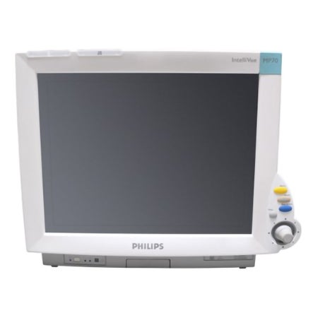 Refurbished Electrocardiograph Philips IntelliVue MP70 Battery Operated LCD Display Resting