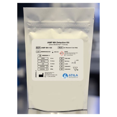 Molecular Reagent iAMP® Mycoplasma Hominis (MH) Detection Kit For Research Use Only For Real Time PCR System with FAM / HEX Fluorescence Channels 96 Tests