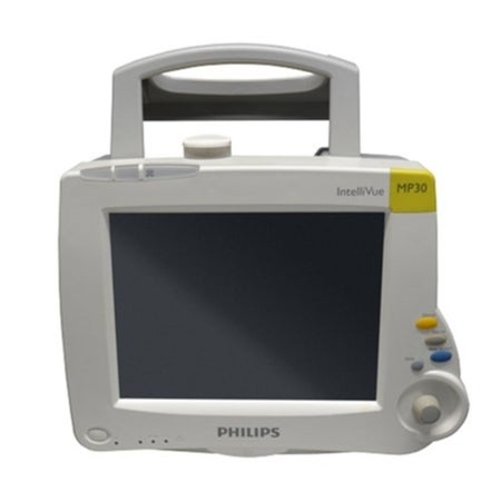 Refurbished Patient Monitor Philips IntelliVue MP30 Monitoring 12 Lead ECG, NIBP, SpO2, Terperature Battery Operated