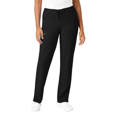 Scrub Pants Wink™ W123 Straight Leg Medium / Tall Black Female