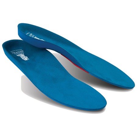Insole Vasyli Custom Orthotics Full Length Brushed Nylon / EVA Foam / Polyurethane Rebound EVA Women 8.5 to 10 / Men 7.5 to 9 Blue